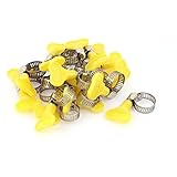 uxcell ホースクランプ　ホースバンド　ウォームドライブ　9-16mm　8mm幅バンド　調整可能　ステンレス鋼　20個入り