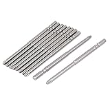 uxcell　 プラスドライバービット　プラス　グレー　PH2　100mm長　10個入り