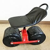 ラクラク農作業台車　腰掛けラッキー