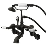 Kingston Brass Cc459T5 Clawfoot Tub Filler With Hand Shower - Oil Rubbed Bronze Finish