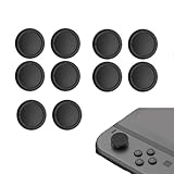 Roczential 10個入 Switch Joy-Con 用 アナログジョ ジョイコン 修理 イスティック キャップ カバー 10点セット 代替品 switch スティックカバー ブラック