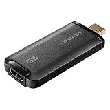 アイ・オー・データ IODATA USB HDMI変換アダプター 4K 一眼カメラ ビデオカメラ 配信 UVC対応 キャプチャー Windows Mac対応 日本メーカー GV-HUVC/4KV