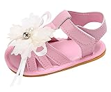 [FEOAY]ベビー シューズ ピンク 女の子 サンダル 幼児 夏 室内 水遊び お出かけ 通気性 お祝い おしゃれ 可愛い 12cm