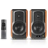 Edifier S1000W 2.0 アクティブブックシェルフスピーカー 2台1組 Alexa 対応 WiFi ワイヤレス Hi-Fi サウンド AirPlay 2/Spotify/TIDAL 対応 カラオケ 音楽 パーティー 雰囲気