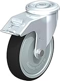 Blickle LER-PATH 125K-FI-FK Swivel Caster, 4.92 Wheel Diameter, 330 lb. Load Capacity by Blickle