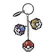 ポケモンセンターオリジナル メタルキーホルダー ボール ゲームドット