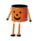 GREENHOUSE ブリキマンポット S 2786-C-OR オレンジ