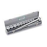 トネ(TONE) ソケットレンチセット 210M 差込角19.0mm シルバー 内容12点