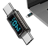 Moreeulsi USB C - USB C コネクタ、タイプ C コンバータ,140W Type C 延長アダプター | 40Gbps 高速データ転送、8K@60Hz ビデオパススルー、タブレット用 LED インジケーターライトを備えた Type C アダプター