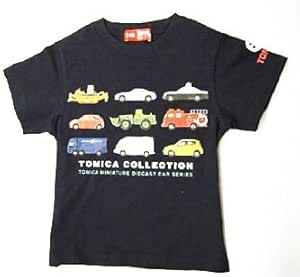 Amazon トミカ Tシャツ 紺 110cm ミニカー ダイキャストカー おもちゃ