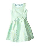 [ユーエス エンジェルス] Us Angels Brocade Sleeveless Dress w/ Bow Trim & Back Cut Out (Toddler/Little Kids) ドレ