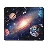 Universe Galaxy 宇宙マウスパッド ノートパソコンデスクパッド 滑り止めベース 耐水キーボードパッド デスクマット ゲーマー オフィス 自宅用