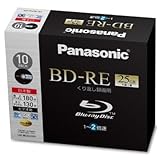 パナソニック Panasonic 録画用BD-RE書換え型 1-2倍速 片面1層 25GB 10枚 LM-BE25A10Y