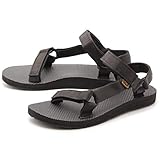 (テバ)TEVA スポーツサンダル オリジナル ユニバーサル 1003987 メンズ レディース 01.ブラック US6.0(23cm) [並行輸入品]