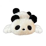 Dickly 4x ぬいぐるみパンダの髪の爪ヘアピン装飾ファッションヘアジョークリップパンダヘアクリップ太い髪巻き毛パーティーオフィスメイク