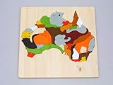 GEORGE LUCK（イギリス） 地図パズル MAP オーストラリア