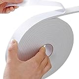 (SCGEHA) 白 隙間テープ 窓 ドア すきま風 防止 防風 防寒 遮音 防音 開閉音防止 冷暖房効率アップ 5ｍ（30mm幅）