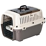プチリュバン ペットキャリー ダブルドア PM60 猫用 小型犬用 中型犬用 シートベルト固定可 14kgまで Lサイズ 奥行き60.5 x 幅42.5 x 高さ39cm 猫 犬