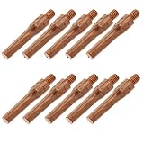 B Baosity 全5サイズ　MIG/MAG 溶接コンタクトノズル　10本セット　ガスシールド 接触先端 - 0.8mm