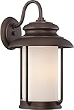 Nuvo Lighting 62/632 Bethany - LED Outdoor Large Wall with Satin White Glass [並行輸入品]