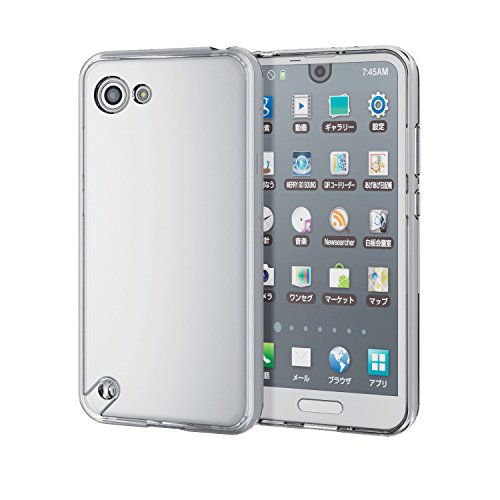 エレコム AQUOS R compact ケース SH-01K (docomo)/ SHV41 (au)/ (softbank)ハイブリッド 衝撃吸収 透明 【端子・ボタン回りまで保護する設計】 クリア PM-SHV41HVCKCRの表紙