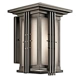 Kichler Lighting 49159OZ Portman Square Outdoor Sconce, Olde Bronze by Kichler