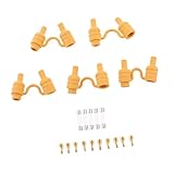 Dolity 6×30mm　AGCガラスヒューズ用　防水　インラインヒューズホルダー　カー　アクセサリー　5点セット