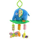 赤ちゃん　ベビーカー用おもちゃ　人形　装飾おもちゃ　人気　ベビー　ガラガラ　玩具　エレファント　可愛い　ふわふわ　安全 人気