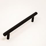 鉄 アイアン 取っ手 つまみ スティック ブリッジ ・ ハンドル (マットブラック)【GL0077】 1個