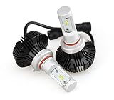 「SUPAREE」LED ヘッドライトhb3 Lumileds LUXEON ZES CHIP 採用 フォグランプ 9005　 車検対応　 8000Lm 6500k 25W 12V/24V兼用 ファンレス一体型 LED角度調整可能 高輝度 2個セット