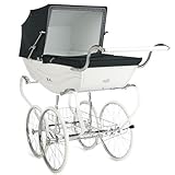 Silver Cross Balmoral Pram - White / Navy by Silver Cross [並行輸入品]