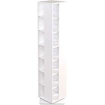 Amazon｜回転式 本棚 回転コミックラック 7段タイプ 書棚 本収納