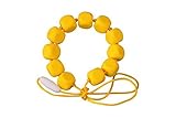 MyBoo Autism/Sensory/Teething Chewable Funky Square Beaded Necklace - Yellow by MyBoo