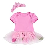 Tortor 1bacha(JP)　ベビードレス　女の子　可愛い　天使の羽　チュールスカート　ワンピース　赤ちゃん　半袖　子供ドレス　ガールズ　天使の翼　　ヘアバンド付　綿　出産祝い　誕生日　記念写真