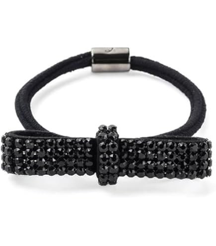 Amazon | コンプレックスビズ クリスタルメッシュ ポニー ブラック