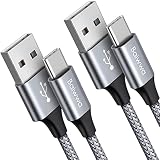 USB Type C ケーブル【3m 2本】Baiwwa USB-C to USB-A 急速充電 ケーブル 長い QC3.0対応 タイプc ケーブル 高速データ転送 iPhone16/15 Pro iPhone16/15、Xperia、Galaxy S10 S9 S8 A20 A21、Switch, その他Android USB-C機器対応