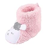 IPOTCH ベビー ルームシューズ ベビーシューズ 靴 暖かい ふわふわ 動物の形 赤ちゃん 新生児 全３サイズ４色 - ピンク, 9-12ヶ月間