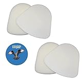 HQRP 2-pack Pre-Motor Filter Kit for Shark Navigator Lift-Away UV490CCO NV370 NV350 series Upright V