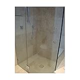 LUXE Stainless Steel Square Tile Drain by Aqva Supply [並行輸入品]