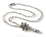 BooJeeビーズムーンフラワーファッションランヤードIDバッジホルダーネックレス（ 100455 ） BooJee Beads Moonflower Fashion Lanyard ID Badge
