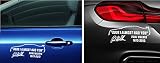 Deqna（TM）私はほとんどYOUポール・ウォーカーの言葉カーウィンドウボディビニール反射デカールステッカーカースタイリングHAD DUDE