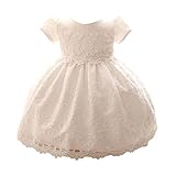 Tortor 1bacha(JP) キッズドレス　女児　ベビー　アップリアスカート　新生児　女の子 0-2歳　プリンセス　赤ちゃん　ビーズ　フォーマルワンピース 出産祝い 半袖 結婚式　リボン　可愛い