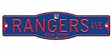 New York Rangers 4 " x 17 "プラスチックStreet Sign NHL