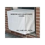 Window Air Conditioner Cover - Window /thru Wall - Outdoor - 26W, 16H, 16D - White by PremierAcCover