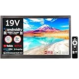 [東京Deco] スマートテレビ 19インチ 液晶テレビ SmartTV(Android TV) 地デジ内蔵 USBハードディスク録画 Chromecast搭載 YouTube・primevideo・NETFLIX・GooglePlay HDMI 3電源対応 壁掛け 低遅延 2.4GHz/5.0GHz google グーグル クローム HDMI o000 Bluetooth 型 V o000