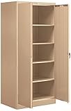 Salsbury Industries標準ストレージキャビネット、78-inch by 24インチ、タン