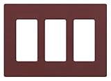 Lutron SC-3-MR Claro Three-gang Wallplate Merlot by Lutron [並行輸入品]