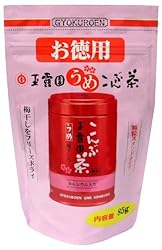 玉露園 梅こんぶ茶 お徳用スタンドパック 85g