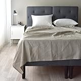 日本製 フラットシーツ 麻 リネン ダブルサイズ セミダブルサイズ兼用 シーツ 速乾 抗菌 防臭 吸湿 洗える 洗濯可 涼感 ひんやり ブランケット 敷き布団カバー マルチカバー ソファーカバー マルチクロス ベージュ リーノ