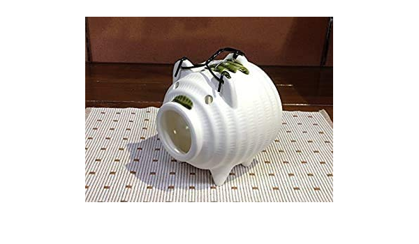 Amazon Co Jp 白豚 蚊取り 豚の蚊遣り 茶香炉 蚊取り線香入れ 蚊とり器 かやり 萬古焼 ばんこ焼 線香入れ 白 蚊取り器 線香ホルダー 蚊遣り 蚊やり 萬古焼 ばんこ焼 ドラッグストア